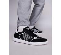 Armani - EA7 New Heritage - Sneakers nere e bianche con logo ad aquila-Nero 43