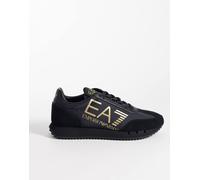 Armani - EA7 New Heritage - Sneakers nere e oro con logo-Nero 41