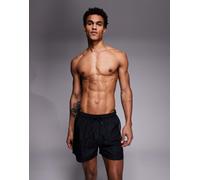 Armani EA7 - Pantaloncini da bagno con logo neri-Verde W30.3