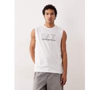 Armani EA7 - Train Visibility - Canotta bianca ampia-Bianco 40