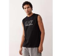 Armani EA7 - Train Visibility - Canotta nera ampia-Nero 40