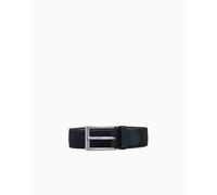 Armani Exchange 100 - Cintura da uomo, colore: Blu scuro, Navy scuro, 100 cm