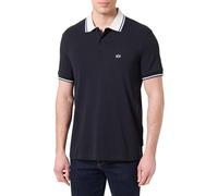 Armani Exchange 3D Embroidered Back Collar Logo Polo, Navy Scuro, L Uomo