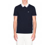 Armani Exchange 3D Embroidered Logo Back Collar Logo Polo Uomo (Pacco da 1)