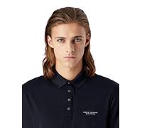 Armani Exchange 4 Buttons Polo, Uomo, Blu, XL