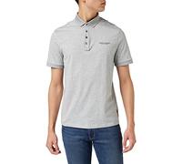 Armani Exchange 4 Buttons Polo, Grigio (Bros BC06 Alloy Htr 3901), Medium Uomo