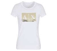 Armani Exchange 8nytdly_j73zm Short Sleeve T-shirt Bianco L Donna