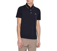 Armani Exchange 8NZF70 Polo, Uomo, Blu, XL