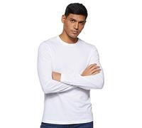 Armani Exchange 8NZM77 Maglia a Maniche Lunghe, Uomo, Bianco, S