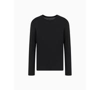 Armani Exchange 8NZM77 Maglia a Maniche Lunghe, Uomo, Nero, XL