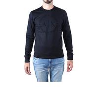Armani Exchange 8nzm87 Felpa, Nero (Black 1200), X-Large Uomo