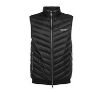 ARMANI EXCHANGE 8NZQ52ZNW3Z0217, 100% Down, Front, Elastic Waistband with Logo Veste, Black/Melange Grey, ExtraExtra Large Uomo