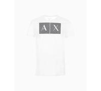 Armani Exchange 8nztck, Maglietta a Maniche Corte, Uomo, Bianco (White 1100), XS