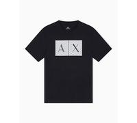 Armani Exchange T-shirt 8NZTCK Uomo maniche corte slim grafica in rilievo Nero L