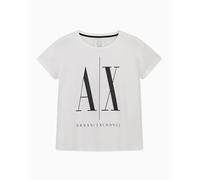 Armani Exchange A|X Casual da Donna, Bianco Ottico, Bianco Ottico, XL