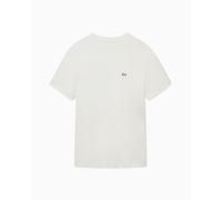 Armani Exchange Maglietta da Uomo, a Maniche Corte, con Logo Monogram, Colore Bianco, Taglia L, Bianco Sporco, L