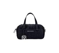 Armani Exchange A|X Women's Liz pebble bauletto, BLACK, small size