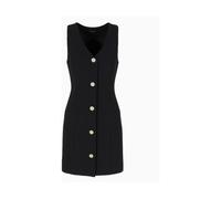 Armani Exchange - Abito corto in popeline - - Dresses - Donna - Nero - S