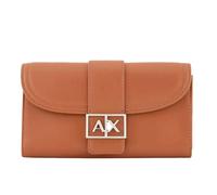 Armani Exchange, ,Accessories ,Donna ,Marrone ,ONE SIZE Portafoglio Classico Marrone con Bottone a Pressione