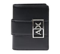 Armani Exchange, ,Accessories ,Donna ,Nero ,ONE SIZE Portafoglio nero con bottone e tasche interne