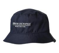 Armani Exchange, ,Accessories ,Uomo ,Blu ,ONE SIZE Bucket Hat Milano/New York