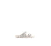 Armani Exchange Allover Logo Pool Slide, Sandali scorrevoli Uomo, Bianco/Nero (Optic White/Black), 42.5 EU