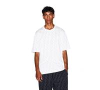 Armani Exchange Allover Logo Tee T-Shirt Uomo (Pacco da 1)