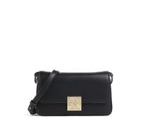Armani Exchange Amy, Sustainable, Gold Logo Plate, Pochette Donna, Nero, Taglia Unica