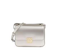 Armani Exchange Amy M Borsa a spalla bianco, pelle sintetica, donna