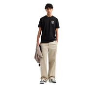 Armani Exchange Armani AX Diamond Logo Tee T-Shirt, Nero, S Uomo