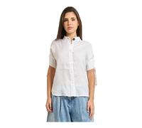 Armani Exchange - AX Linen Shirt - - Blouses & Shirts - Donna - Bianco - L