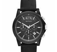 Armani Exchange AX1421 Men's Watch - Gunmetal Stainless Steel, Blue Dial