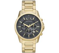 Armani Exchange AX1721 Men's Chronograph Watch - Gold-Tone Stainless Steel Bracelet, Grey Dial