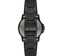 Armani Exchange orologio per uomo, movimento al quarzo e cassa orologio per 44 mm con cinturino in acciaio inossiorologio perbile, pelle o silicone, Nero e oro