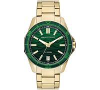 Armani Exchange AX1951 Spencer - 44 mm Gold-Tone with Green Wave Dial