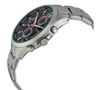 Armani Exchange Orologio cronografo al quarzo da uomo, cassa in acciaio inossidabile da 46 mm con bracciale in acciaio inossidabile, AX2163