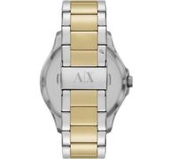 Armani Exchange Orologio da uomo a tre sfere in acciaio bicolore con datario, AX2453