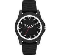 Armani Exchange AX2520 Men's Watch - Black Silicone Strap, Black Dial