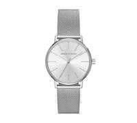 Armani Exchange AX5535 Women's Lola Silver-Tone Stainless Steel Mesh Watch