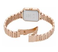 Armani Exchange Orologio da donna, Quarzo Movimento a tre lancette e cassa da 27 mm con cinturino in acciaio inossidabile