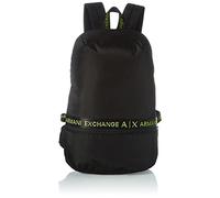 Armani Exchange BACKPACK, Zaino Uomo, Nero, Taglia unica