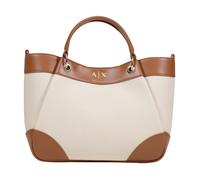 Armani Exchange, ,Bags ,Donna ,Beige ,ONE SIZE Elegant Shopper in Tessuto Strutturato