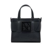 Armani Exchange, ,Bags ,Donna ,Nero ,ONE SIZE Shopper in Tessuto Tecnico Monocromatico