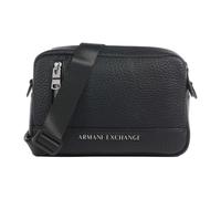 Armani Exchange, ,Bags ,Uomo ,Nero ,ONE SIZE Borsa a Tracolla Nera con Tasca Frontale con Zip