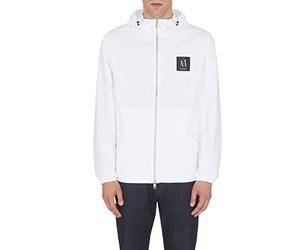 ARMANI EXCHANGE Basics By Armani Giacca in nylon, Giacca Unisex - Adulto, bianco, S