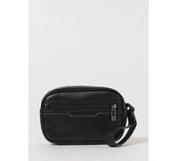 ARMANI EXCHANGE Beauty in ecopelle con logo OS Nero
