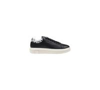 Armani Exchange Black And White Leather Low Top Sneakers - EU40/US7
