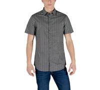 Armani Exchange Black Cotton Shortsleeve Shirt - IT46 | M