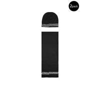 Armani Exchange Black Polyamide Scarf