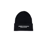 Armani Exchange Black Polyester Cap (Baseball Hat) - UNI